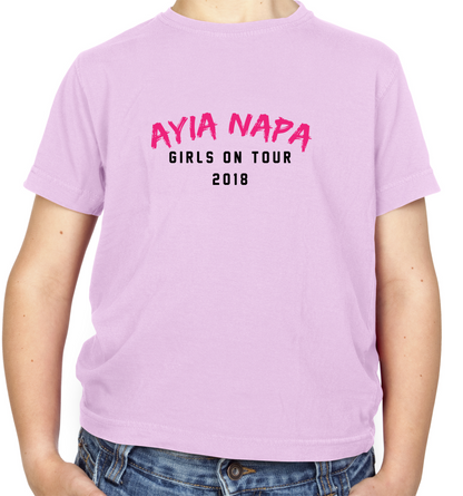 Girls On Tour Ayianapa Kids T Shirt