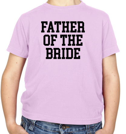 Father Of The Bride Kids T Shirt
