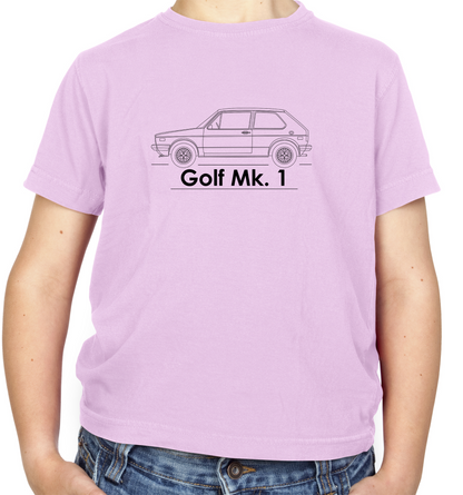 Side View Golf MK1 Kids T Shirt