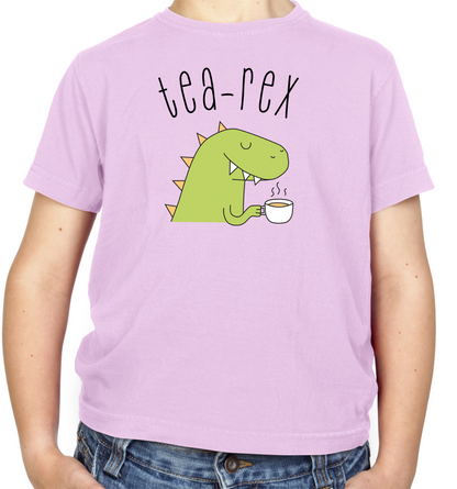 Tea-Rex Kids T Shirt