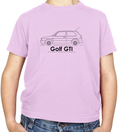 Side View Golf GTI MK2 Kids T Shirt