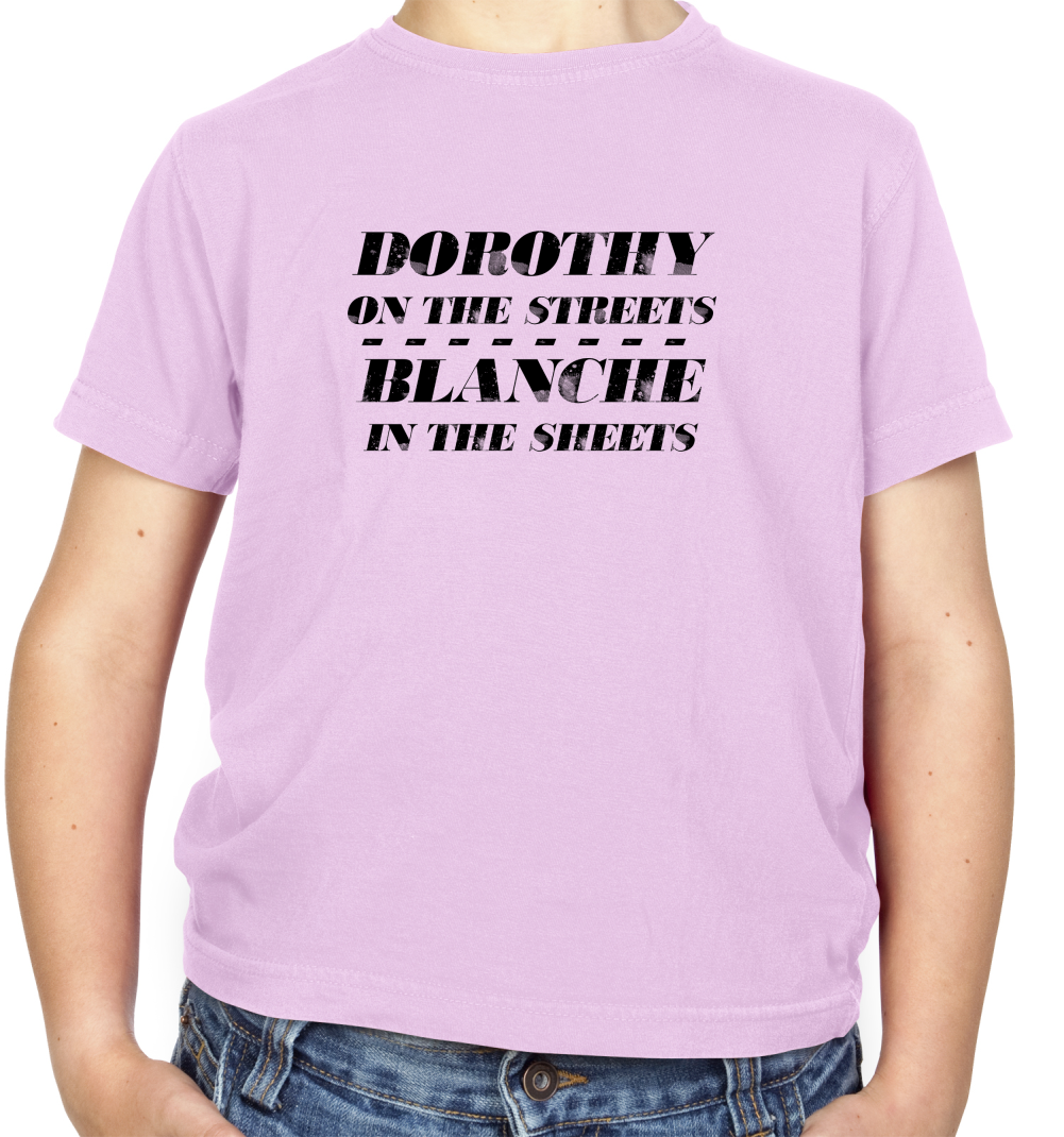 Blanch In The Sheets Kids T Shirt