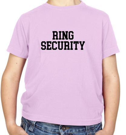Ring Security Kids T Shirt