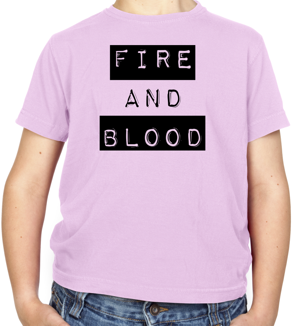 GOT House Saying -Targaryen Kids T Shirt