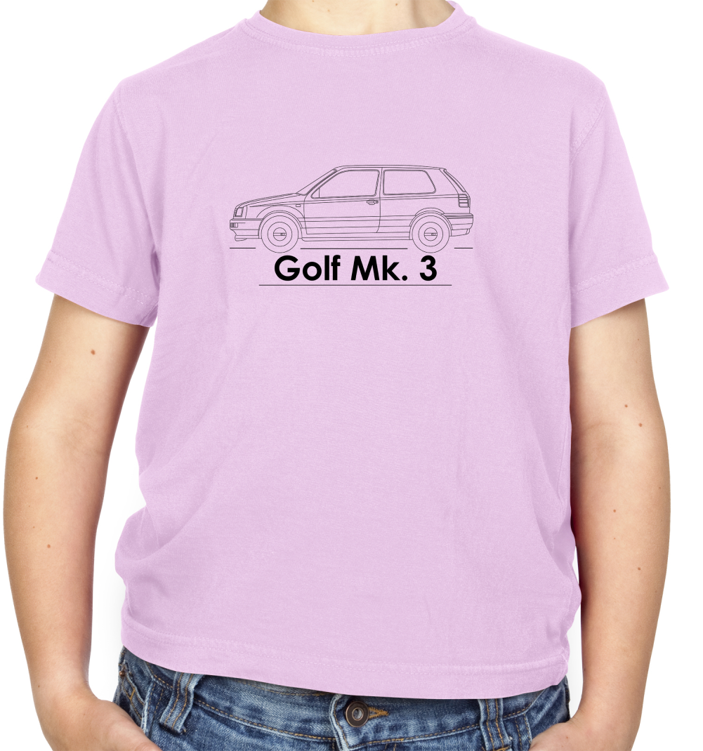 Side View Golf MK3 Kids T Shirt