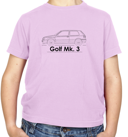Side View Golf MK3 Kids T Shirt
