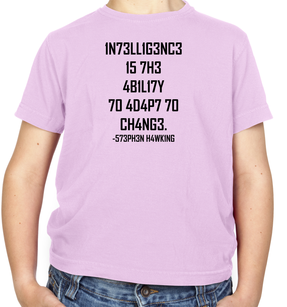 Adapt To Change Kids T Shirt