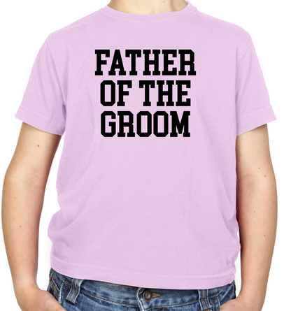 Father Of The Groom Kids T Shirt