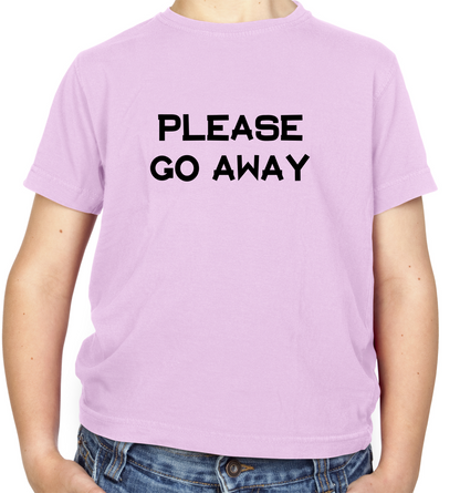 Pllease Go Away Kids T Shirt
