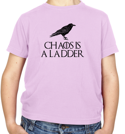 Chaos Is A Ladder Kids T Shirt