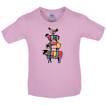 Meat Stack Diagram Kids T Shirt