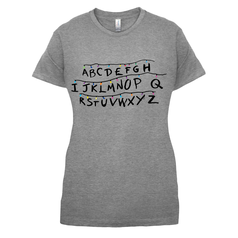 Stranger Alphabet T Shirt