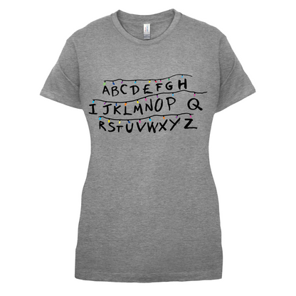 Stranger Alphabet T Shirt