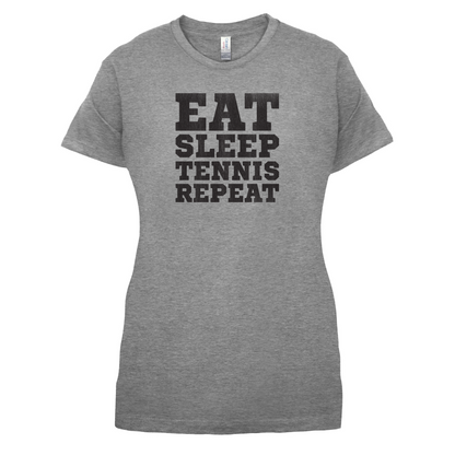 Eat Sleep Tennis Repeat T Shirt