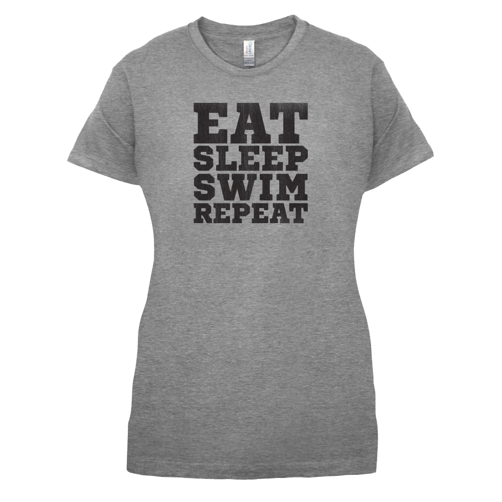 Eat Sleep Swim Repeat T Shirt