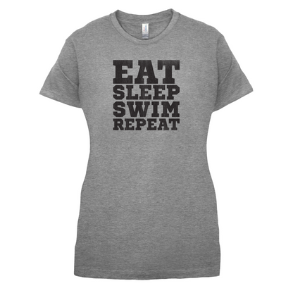 Eat Sleep Swim Repeat T Shirt