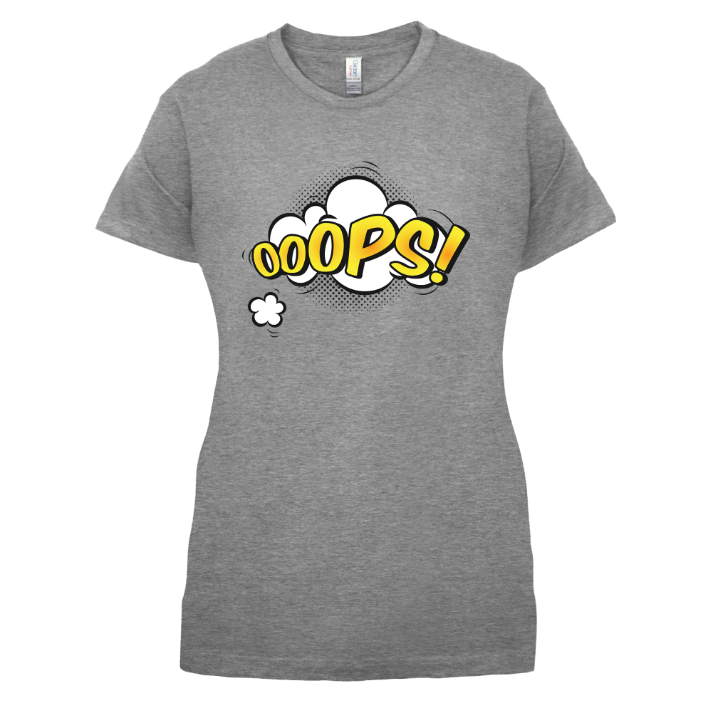 Oops! Word Art T Shirt