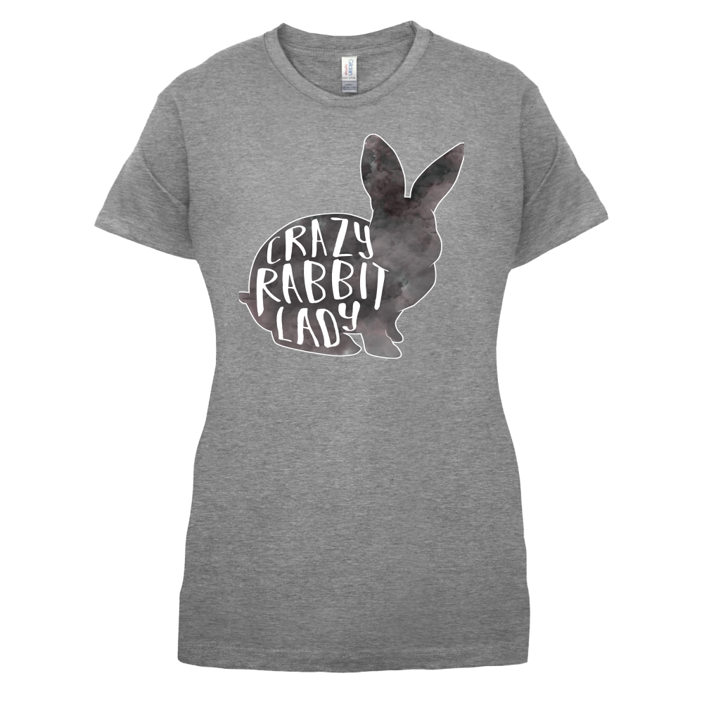 Crazy Rabbit Lady T Shirt