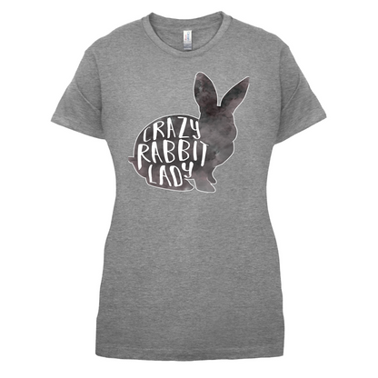 Crazy Rabbit Lady T Shirt