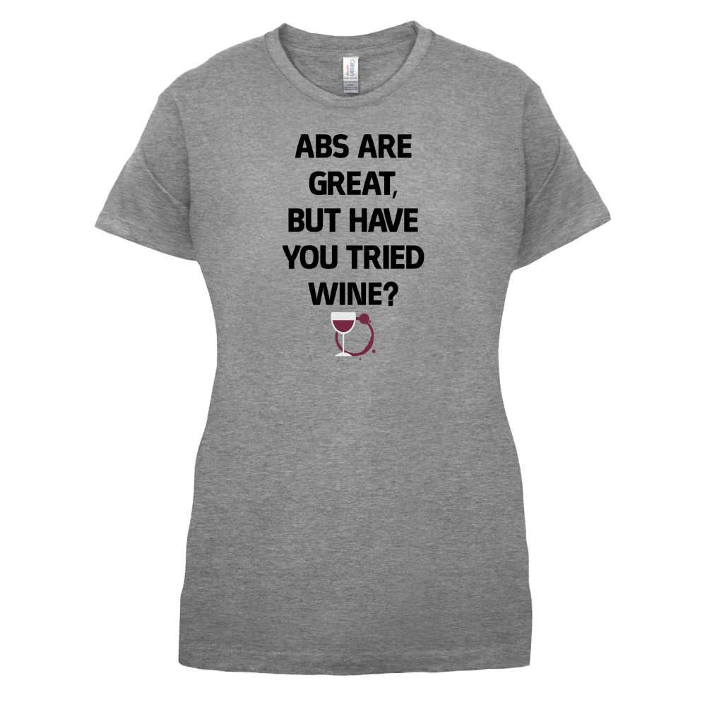 Abs Are Great, Wine T Shirt