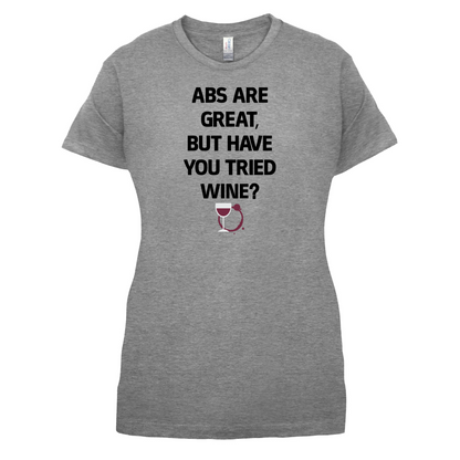 Abs Are Great, Wine T Shirt