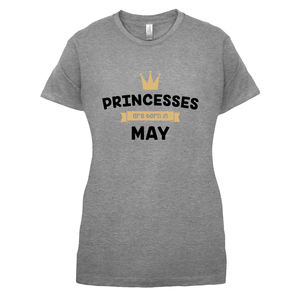 Princesses Are Born In May T Shirt