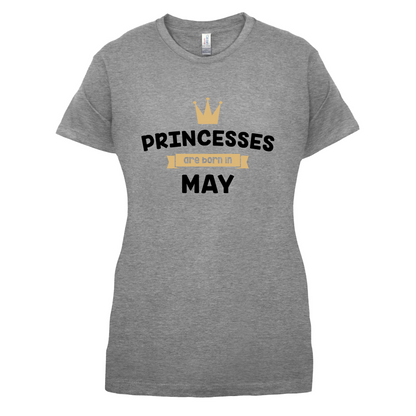 Princesses Are Born In May T Shirt