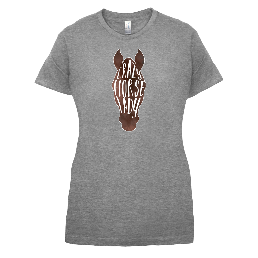 Crazy Horse Lady T Shirt