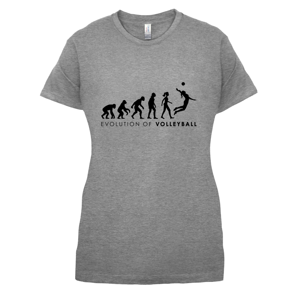 Evolution Of Woman Volleyball T Shirt