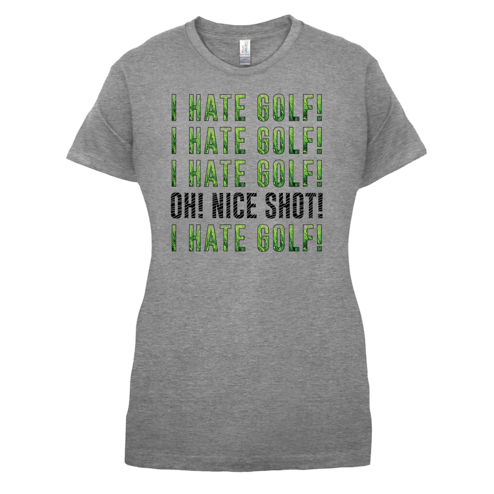 I Hate Golf T Shirt