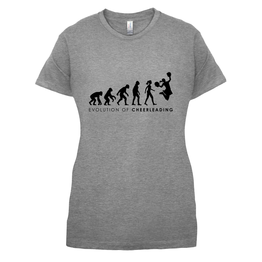 Evolution Of Woman Cheerleading T Shirt