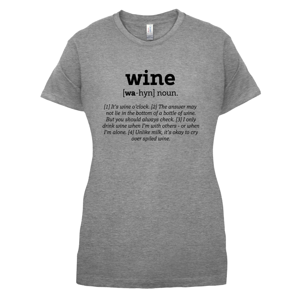 Definition Wine T Shirt