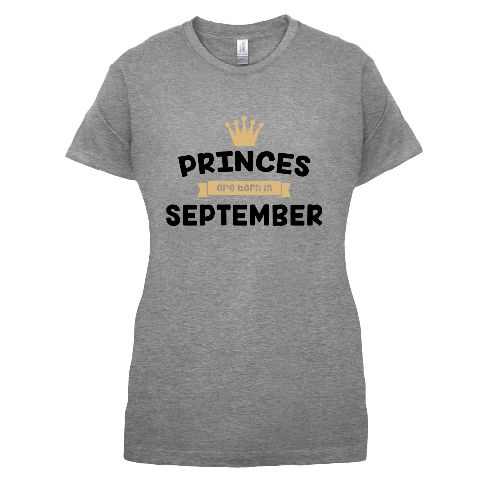 Princes Are Born In September T Shirt
