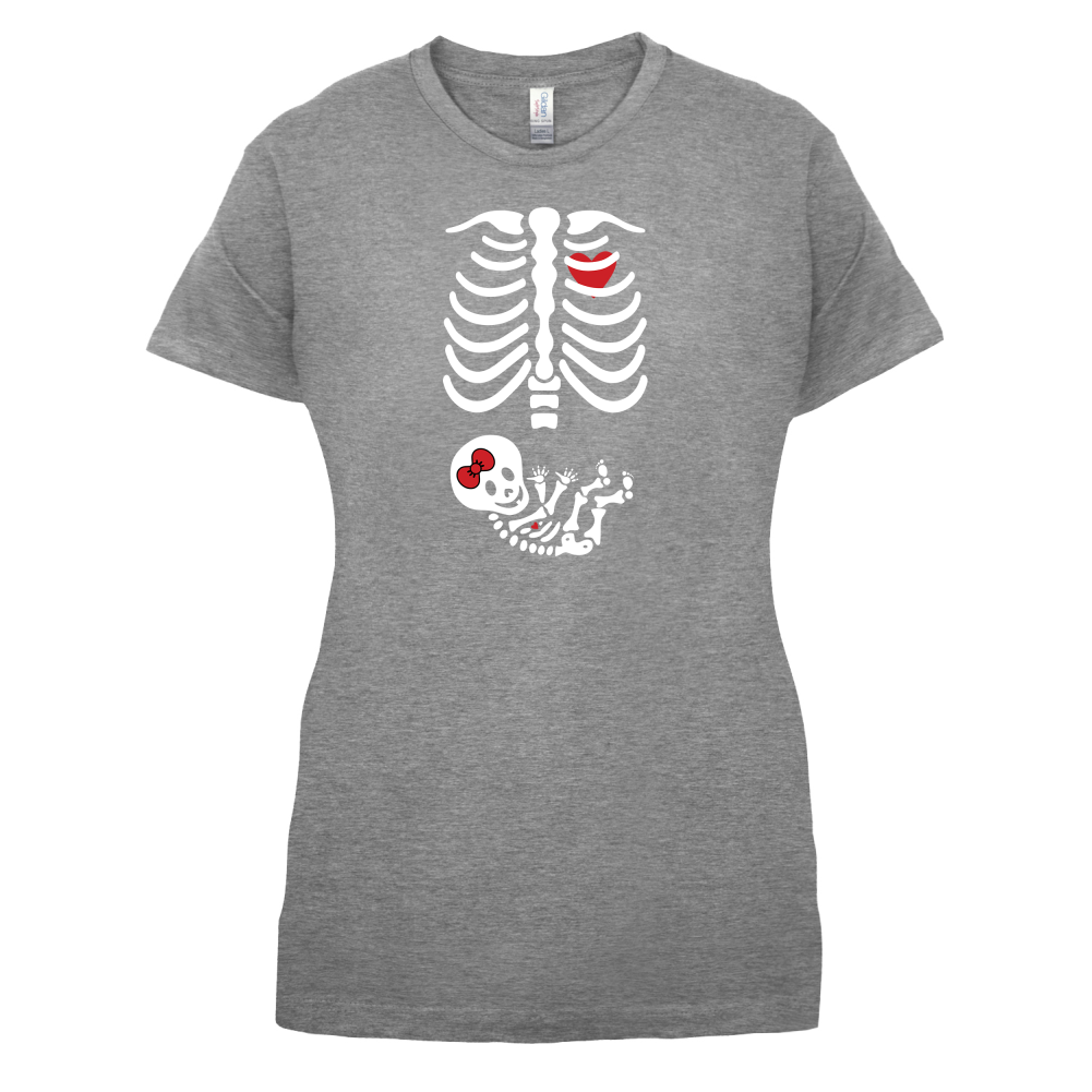 Skeleton Baby Girl T Shirt