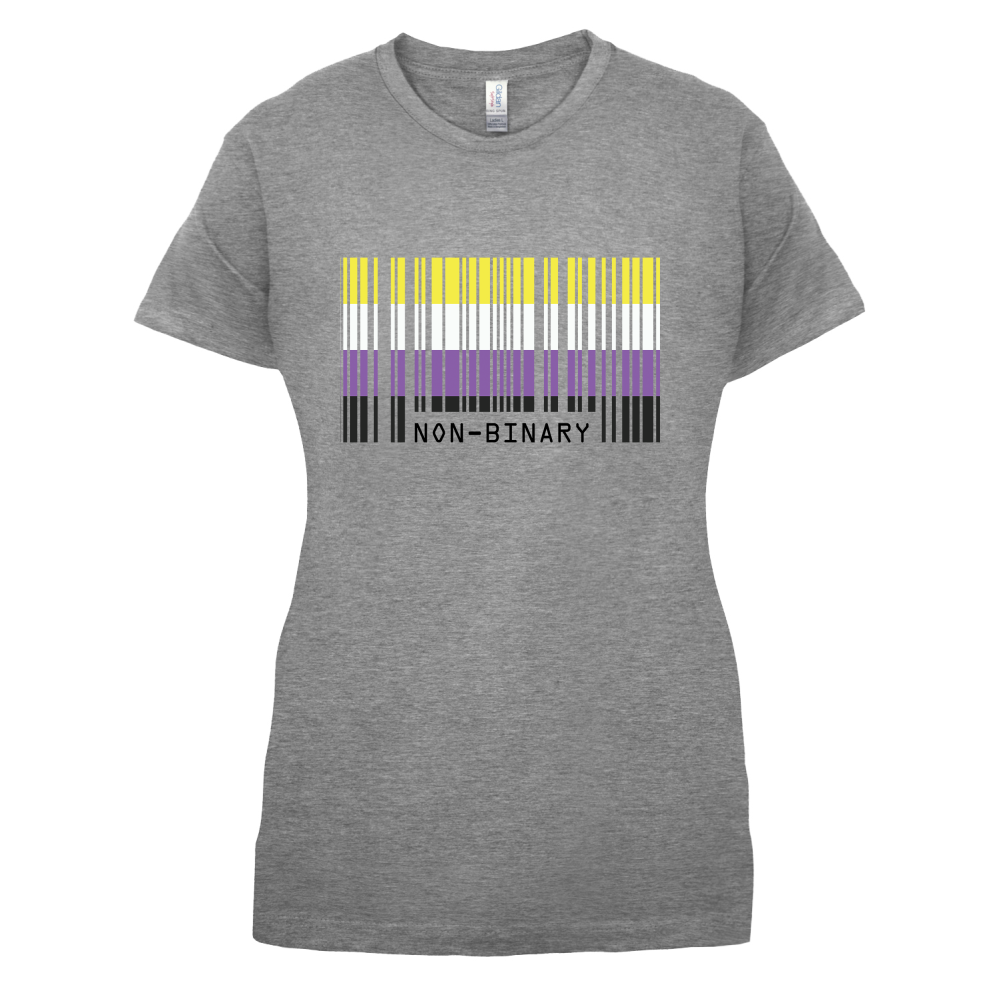 LGBT Barcode Flags - Nonbinary T Shirt