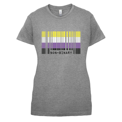 LGBT Barcode Flags - Nonbinary T Shirt