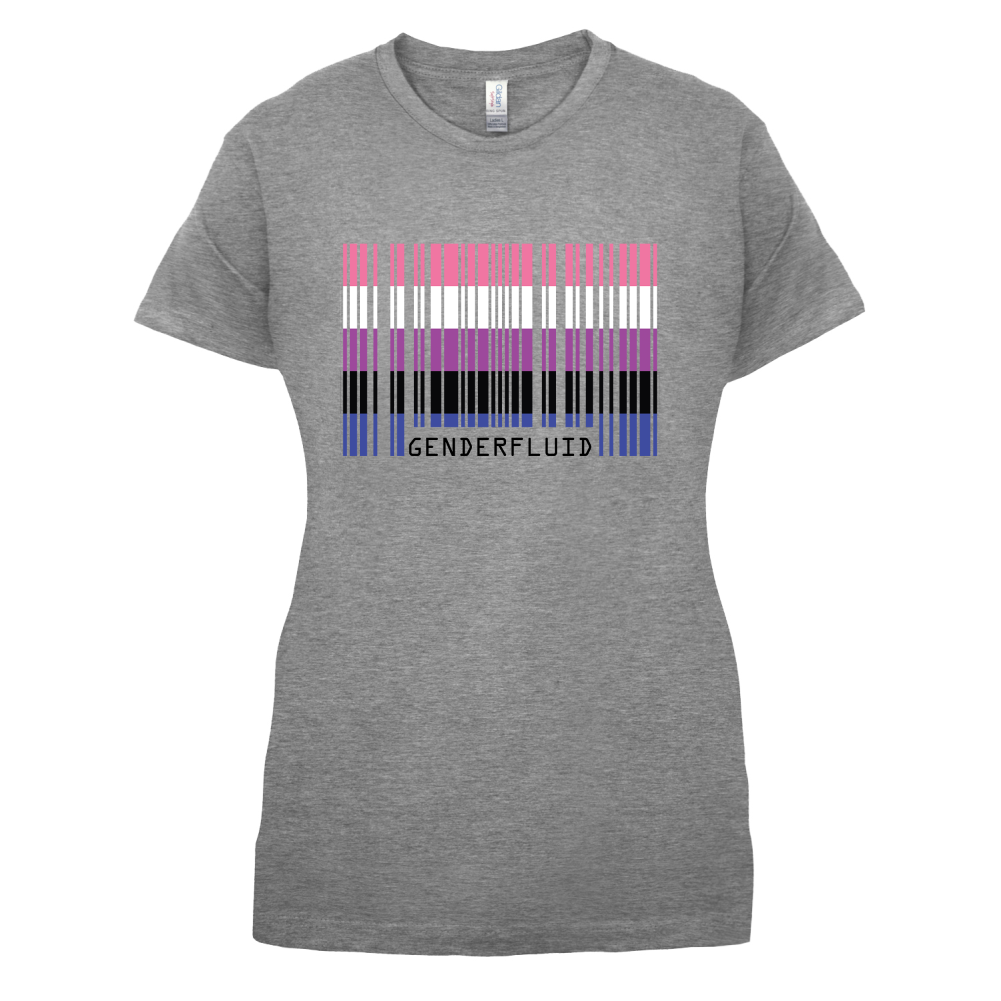 LGBT Barcode Flags - Gender Fluid T Shirt