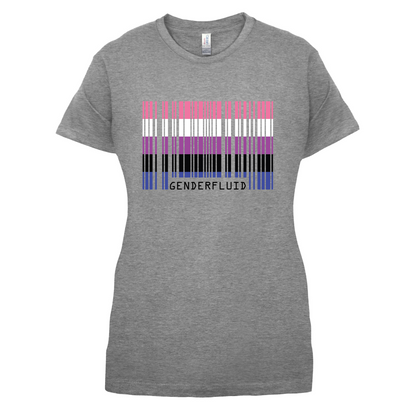 LGBT Barcode Flags - Gender Fluid T Shirt