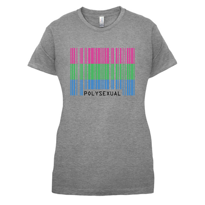 LGBT Barcode Flags - PolySexual T Shirt