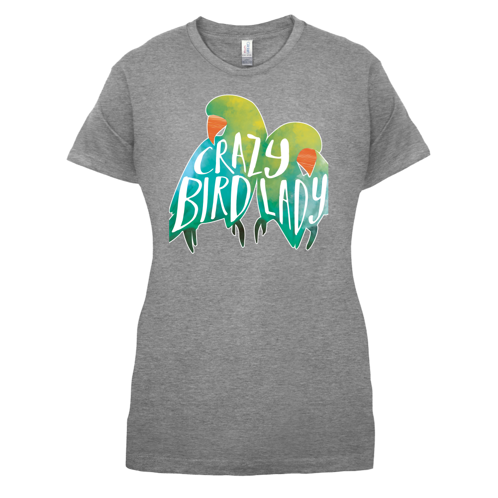 Crazy Bird Lady T Shirt