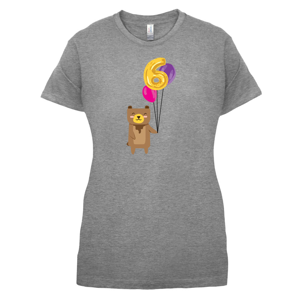 6th Birthday Bear T Shirt