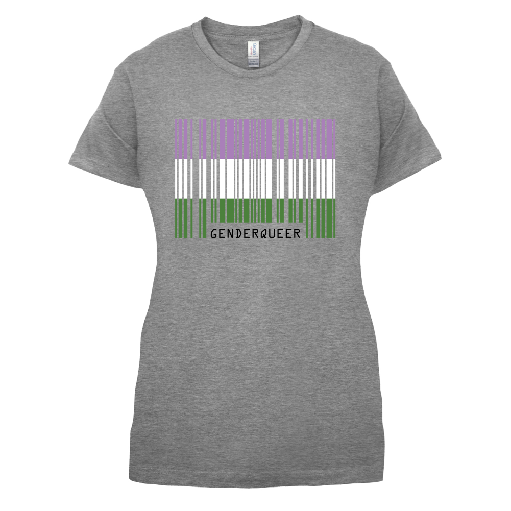 LGBT Barcode Flags - Gender Queer T Shirt