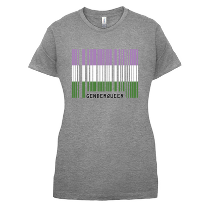 LGBT Barcode Flags - Gender Queer T Shirt