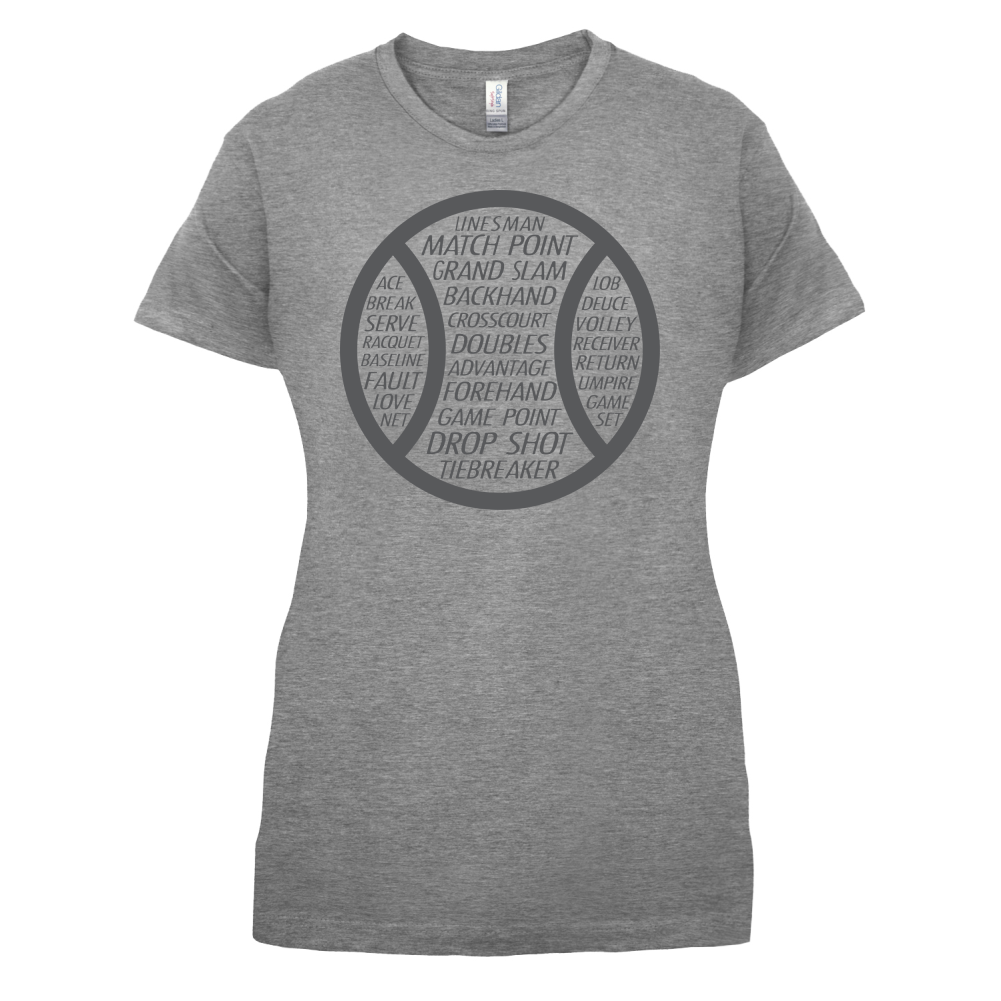 Tennis Word Ball T Shirt