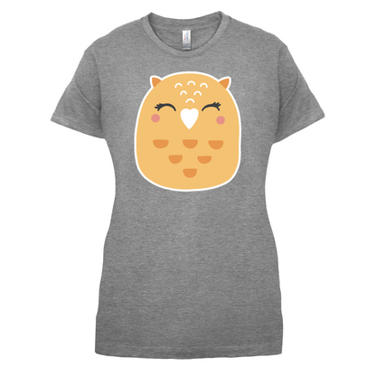 Smiley Face Mrs Owl T Shirt