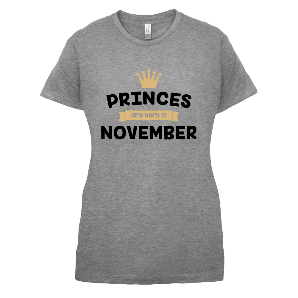 Princes Are Born In November T Shirt