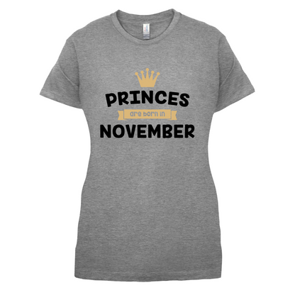 Princes Are Born In November T Shirt