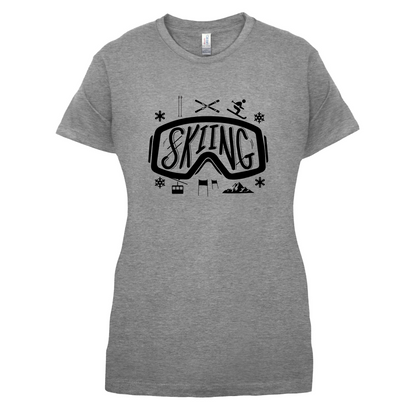 Skiing Goggles T Shirt