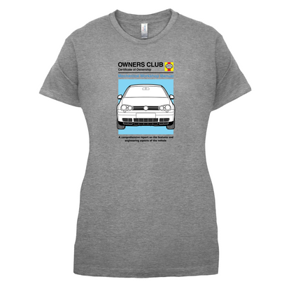 Car Owners Manual Golf MK4 T Shirt