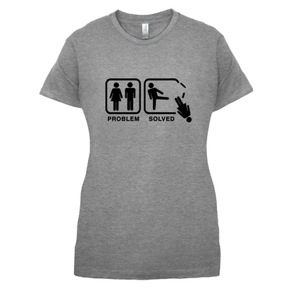 Problem Solved Man Kick T Shirt